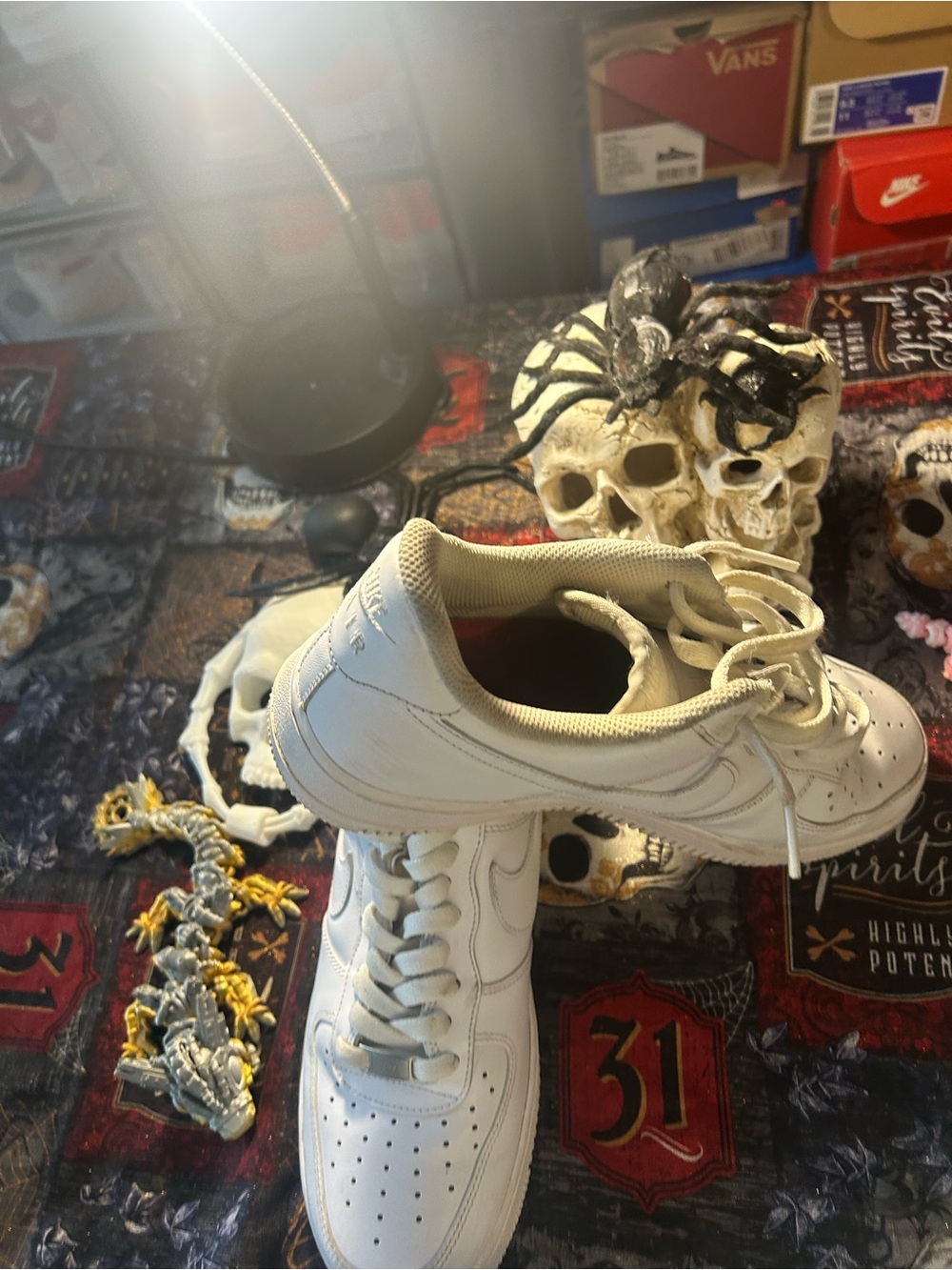 Nike White Men's Athletic Sneakers